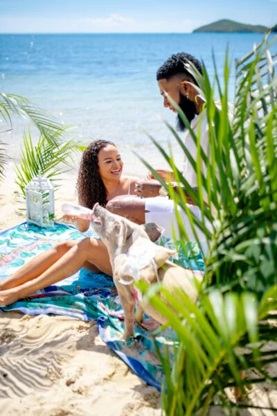 caribbean destinations beach couple